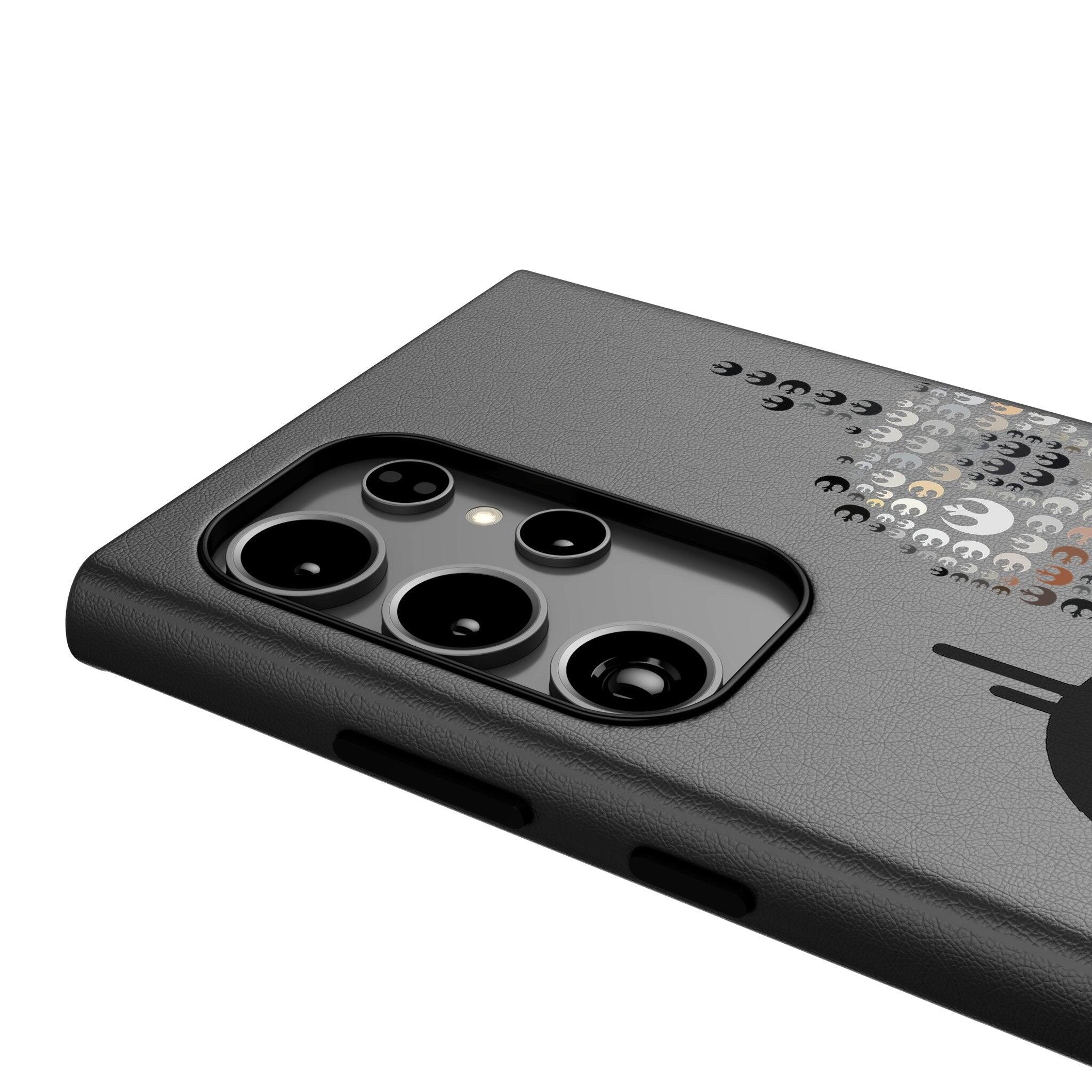 Back. Keyscaper - Star Wars: The Force Awakens Quadratic MagSafe Compatible Phone Case - Samsung Galaxy S24 Plus - BB-8.