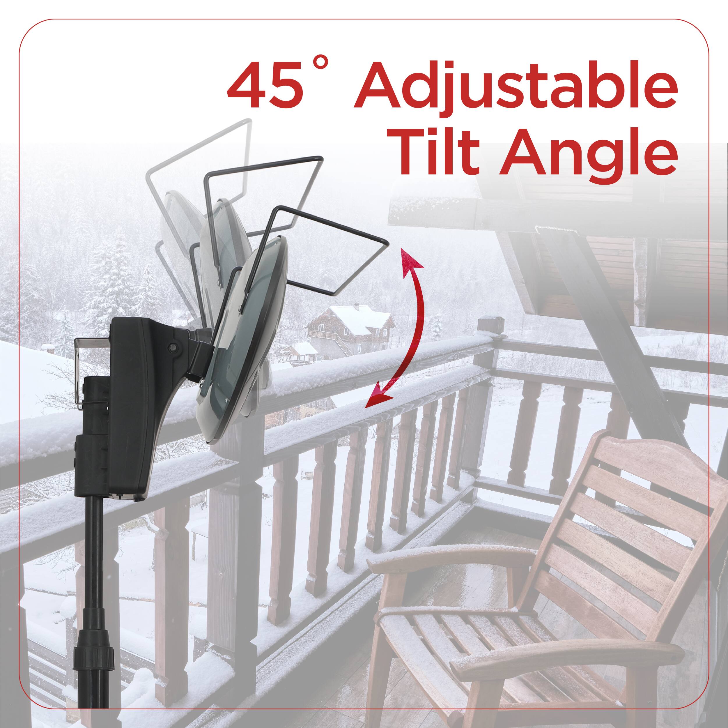 45° Adjustable Tilt Angle
