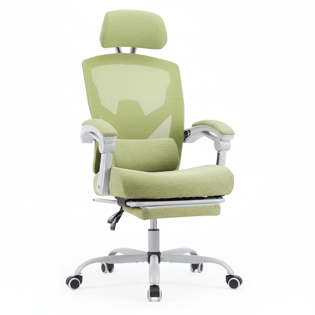 AOITUN - Office Computer Desk Chair Ergonomic High Back Support - Green