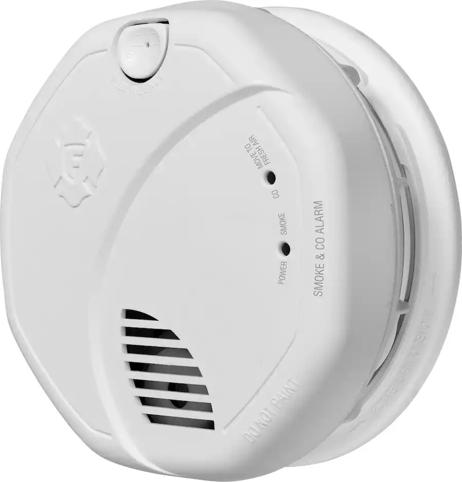 First Alert Z Wave Smoke and Carbon Monoxide Detector White FSMCO410BX ...