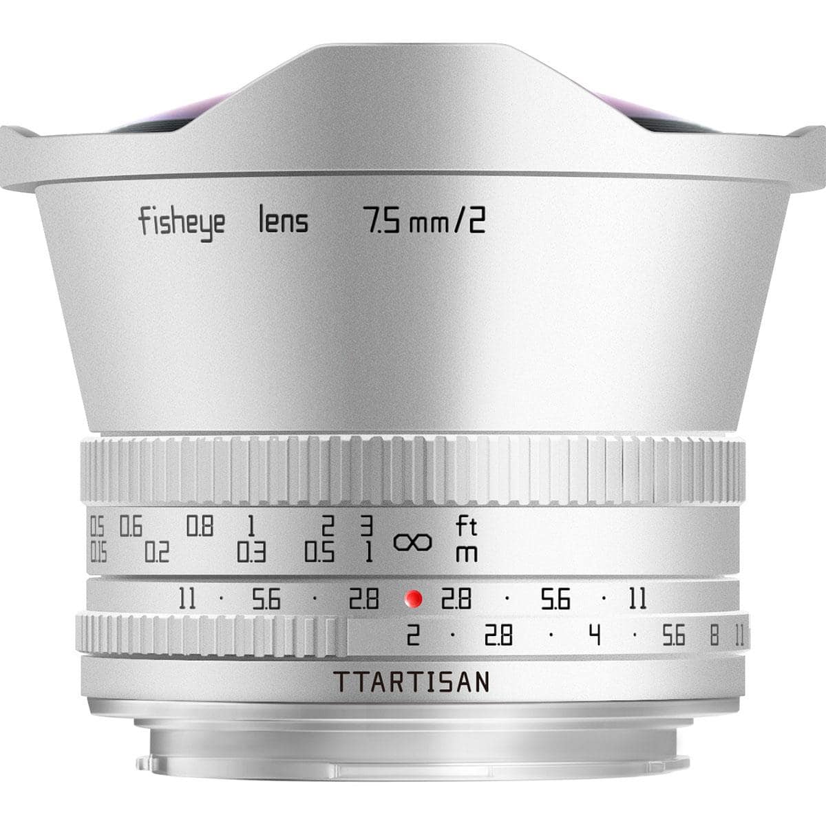 TTARTISAN APS-C 7.5mm F2.0 M43 (Silver color)