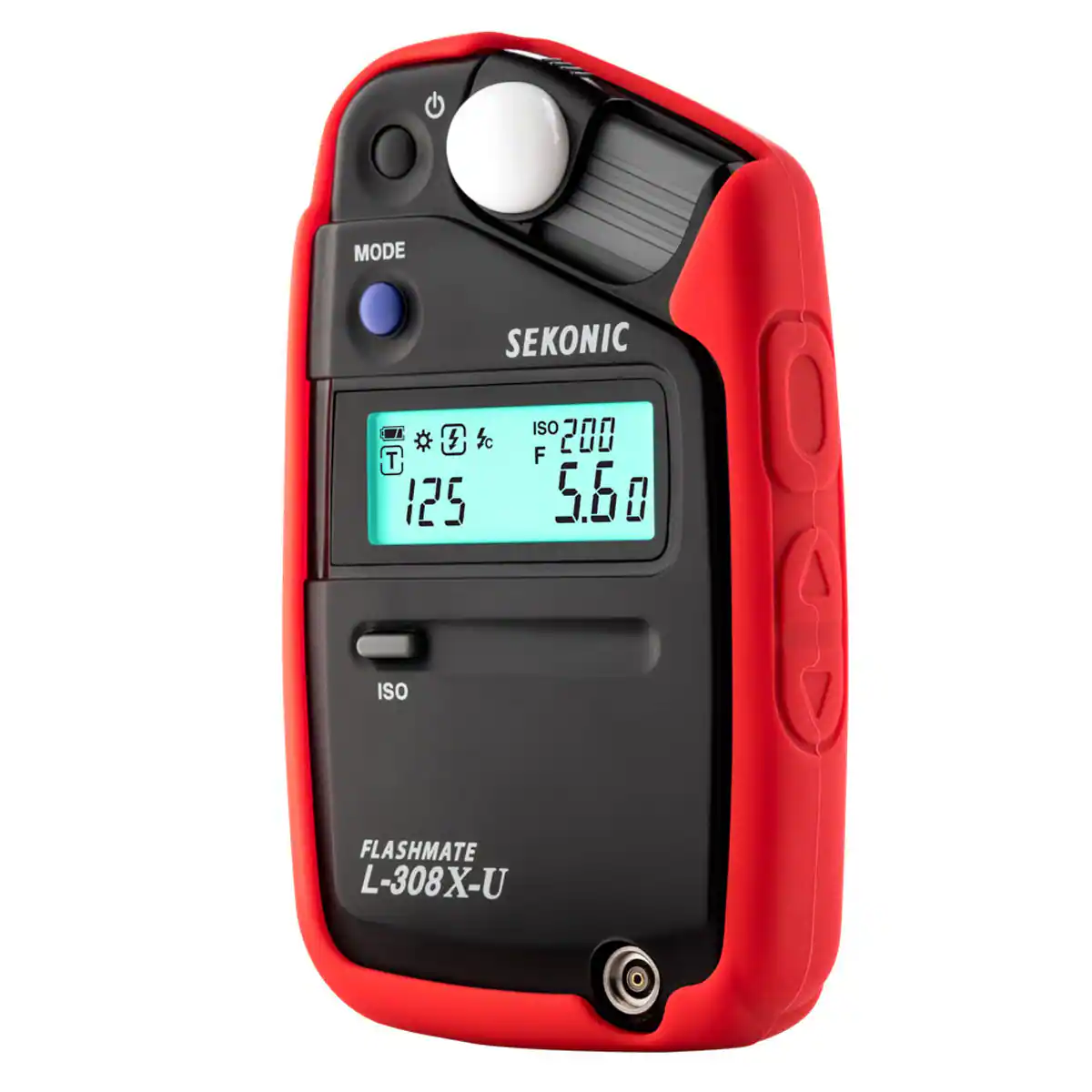 MODE SEKONIC - * 5C T 125 ISO 200 L F 5.6 0 ISO FLASHMATE L-308X-U