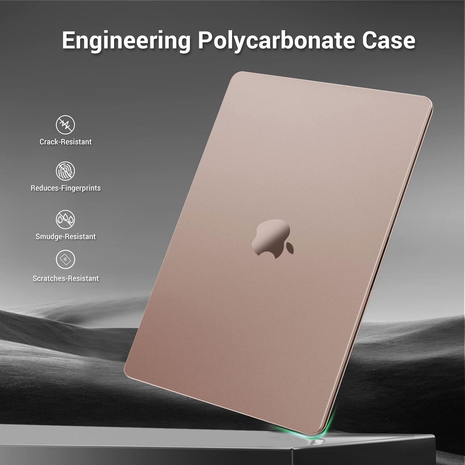 mosiso Hard Case for MacBook Air 15 inch M5 A3448 M4 A3241 N3