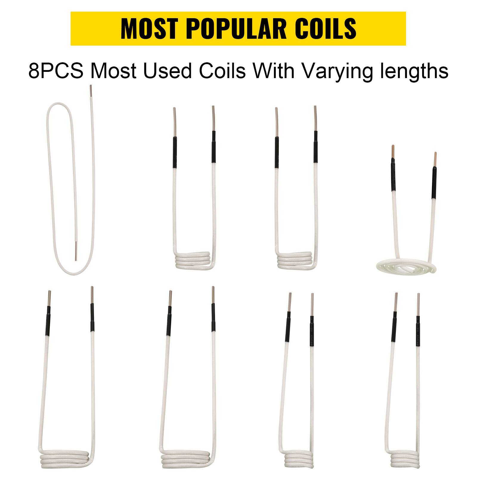 MOST POPULAR COILS  
8PCS Most Used Coils With Varying lengths