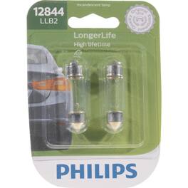 Philips - LongerLife Incandescent Courtesy/Glove/License/Trunk Miniature Automotive Bulb 12844LLB2