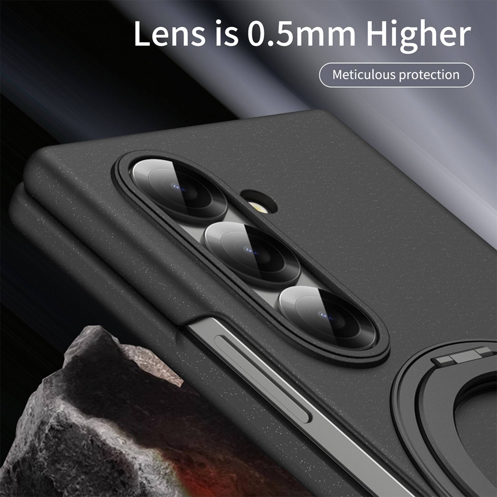 Lens is 0.5mm Higher  
Meticulous protection