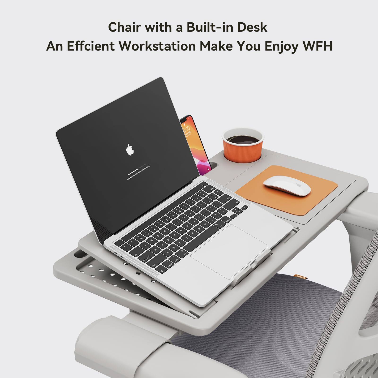 Chair with a Built-in Desk  
An Efficient Workstation Make You Enjoy WFH