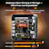 Desktop-Class Memory & Storage – Ultra-Fast and Expandable
DDR5 SODIMM, up to 128 GB
M.2 2280 PCIe 4.0 x 4 NVMe SSD, up to 4 TB
Read Speed: 80%
Write Speed: 77%