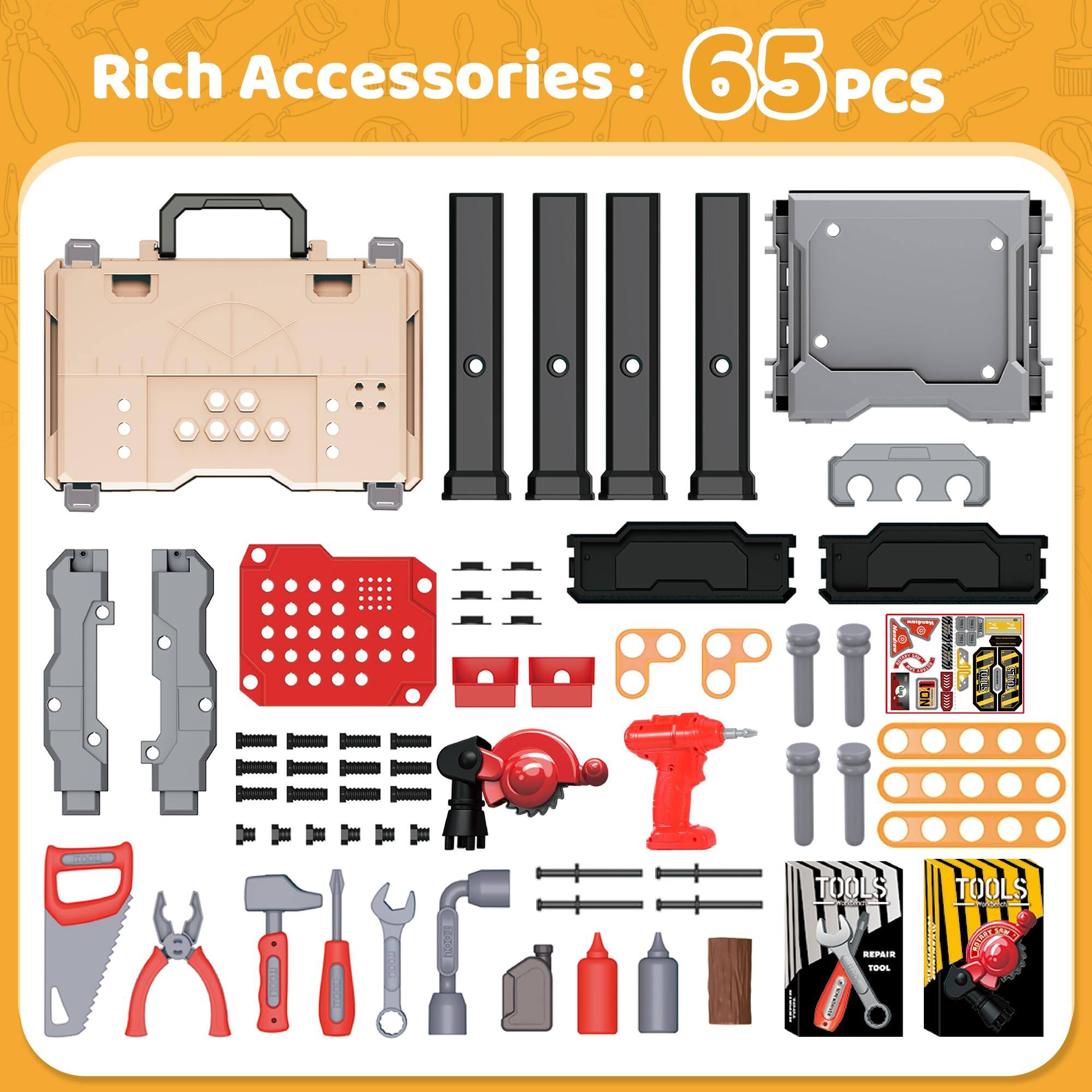 Rich Accessories: 65 pcs