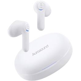 Home Collection - White Bluetooth 5.1 Noise Cancelling Wireless Sport Earbuds with Built-in Microphone