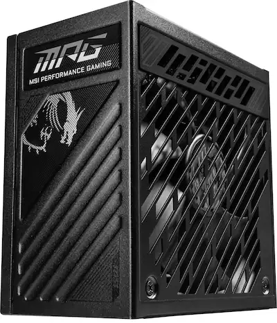 MSI MPG A850GS PCIE5 – Alimentatore 850W 80 Plus Gold, ATX 3.1, Supporto GPU PCIe 5.1 E Connettori 12V-2x6, Silenzioso E Compatto
