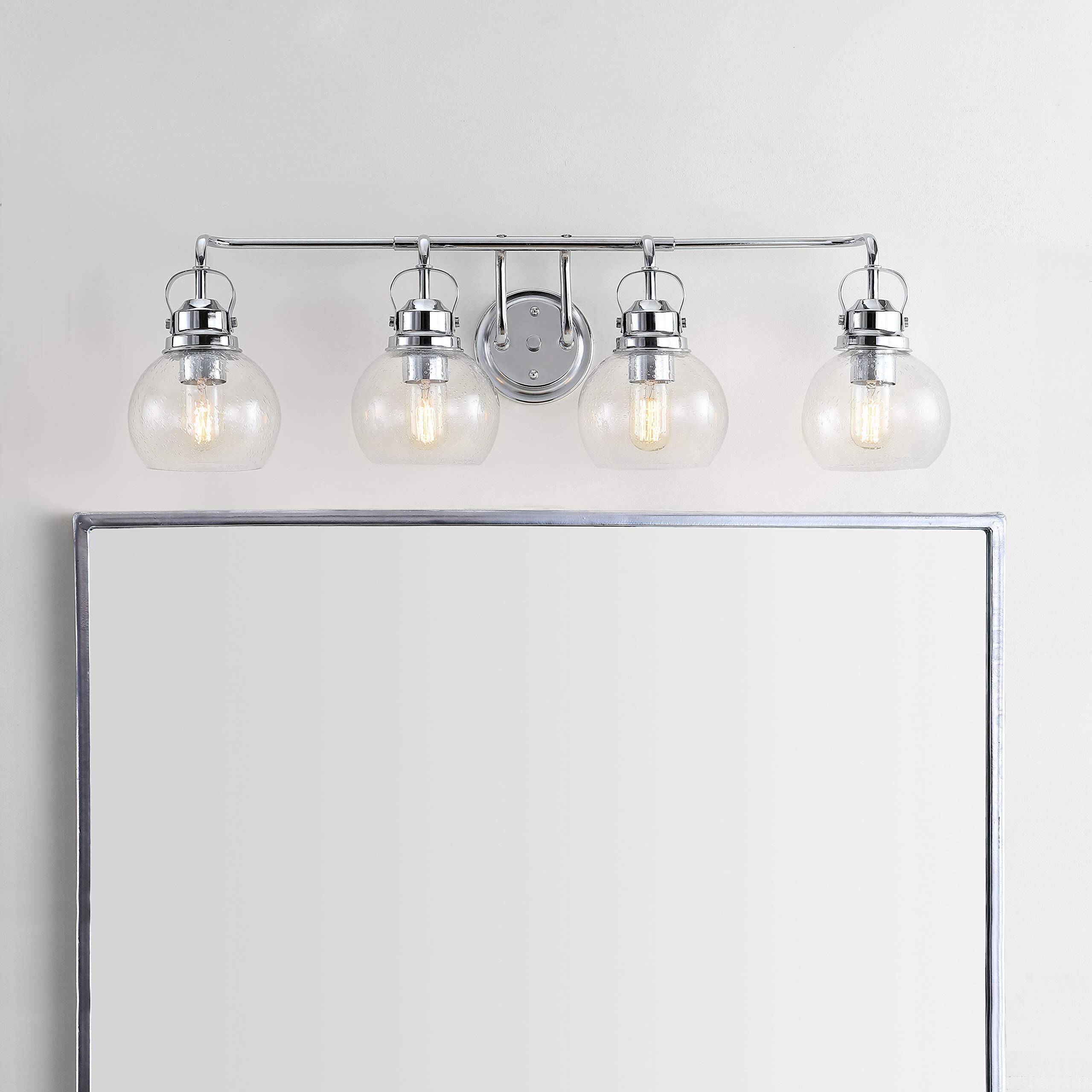 Alt View 2. Dazzling Pops - Jyla Shirley Metal bubbled Glass Vanity Light Contemporary Transitional k Edison w Bulbs Included For Bathr - 4 Light.