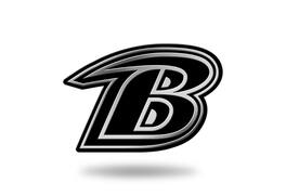 Rico Industries - Baltimore Ravens Logo Official Molded Self-Adhesive Auto Emblem - Multi