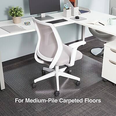 For Medium-Pile Carpeted Floors