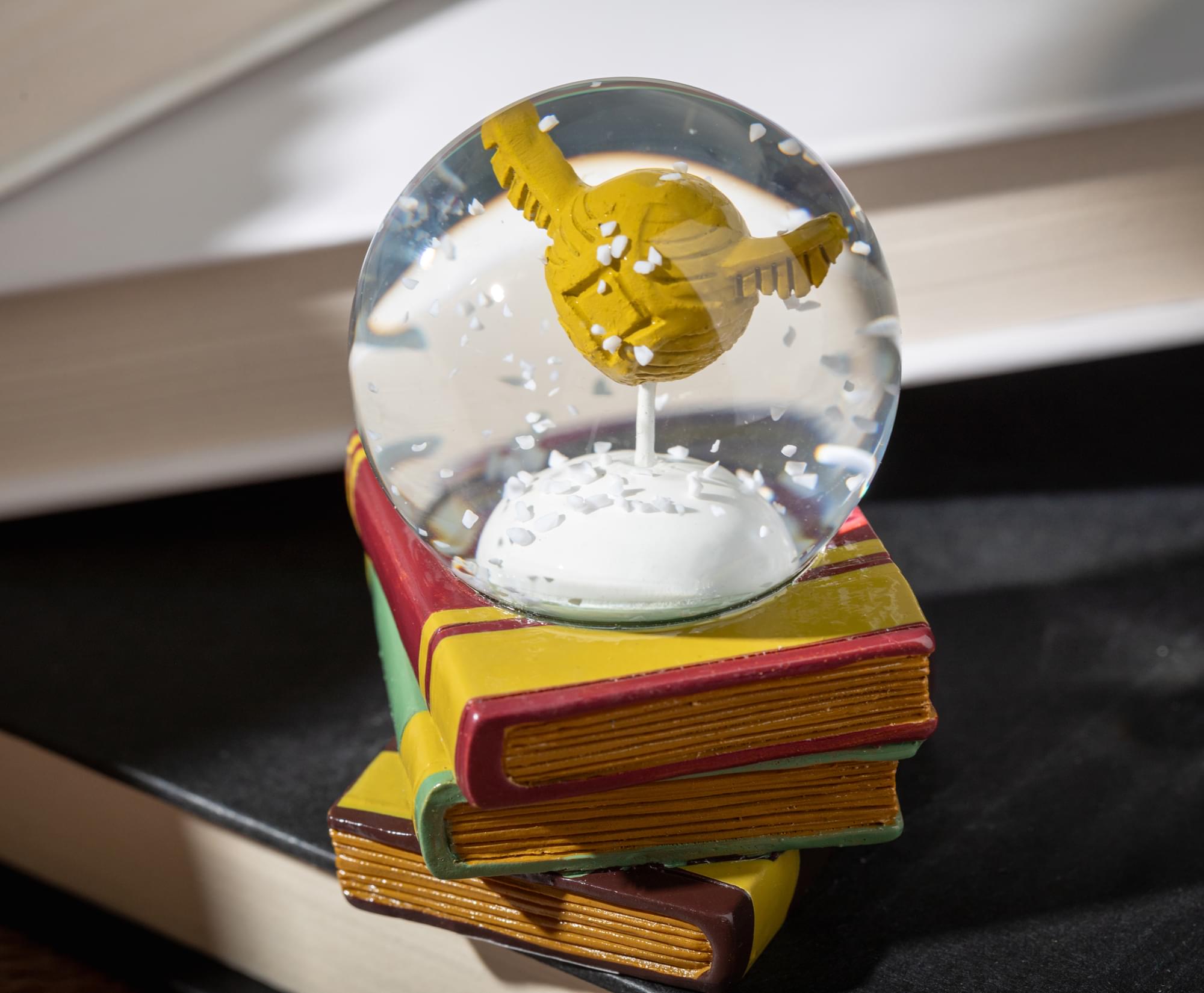 Alt View 5. Silver Buffalo - Harry Potter Golden Snitch 3-Inch Mini Snow Globe - Gold.