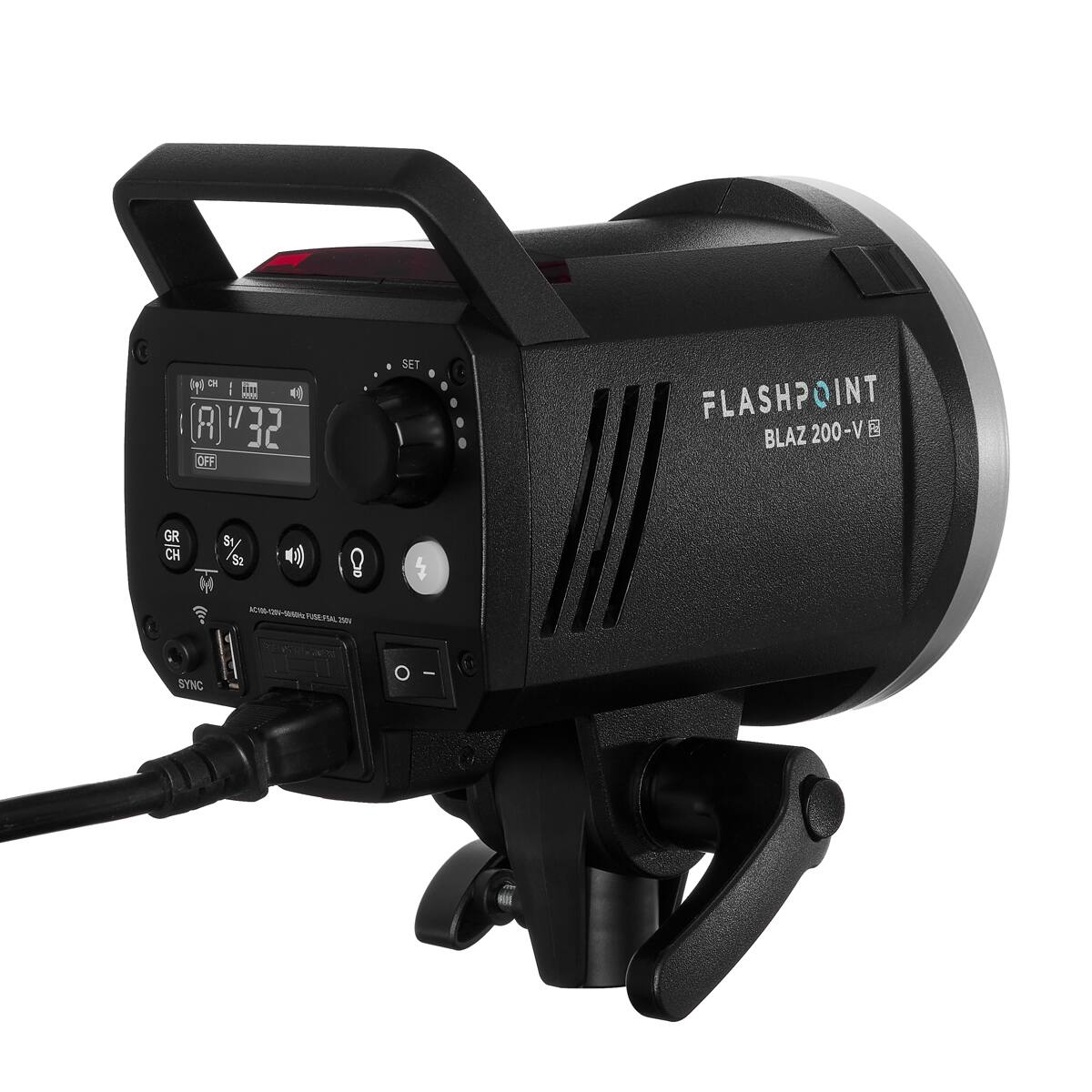 il R OFF : -   :/ 32 SET FLASHPOINT BLAZ 200-V B GR CH S 8/ S2 M -othit SYNC