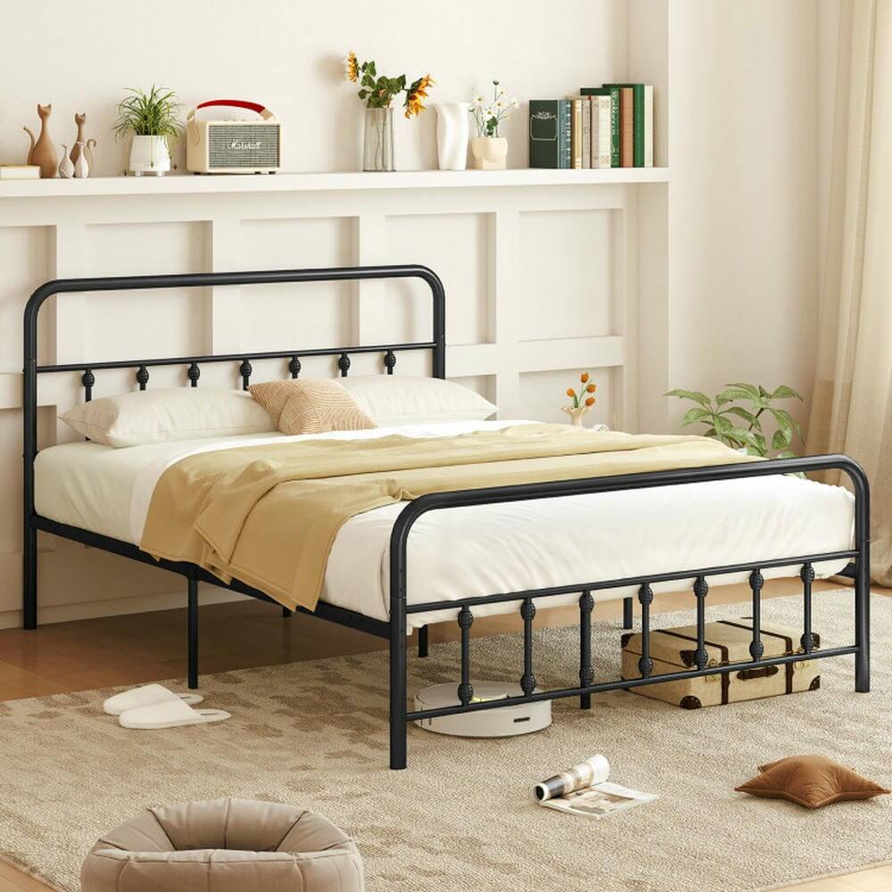 Angle. Kadyn - Platform Bed Frame Bedroom Bed FrameBed Frame with Headboard and Under Bed Storage BlackQueen Size - Queen Size.