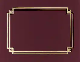 Great Papers - Certificate Holders, 12", 3/Pack - Burgundy