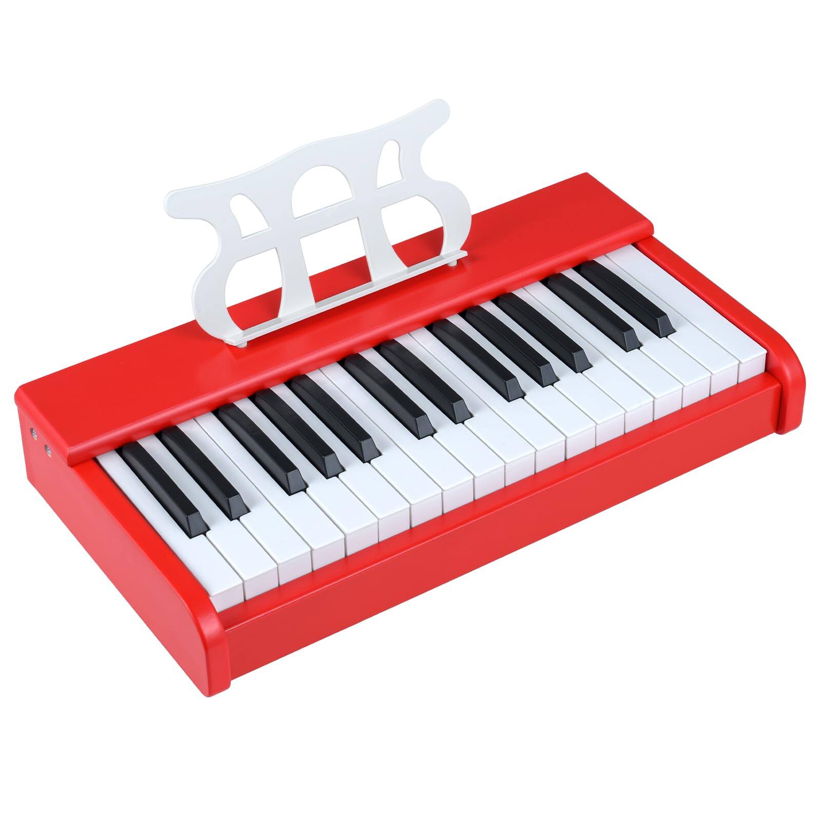 Front. Ecooso - 30-Key Kids Keyboard Piano with Music Stand, Beginner Digital Piano for Ages 3+.
