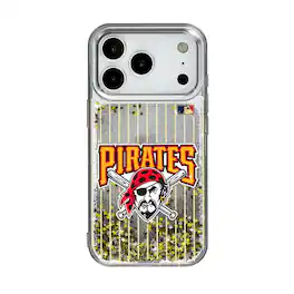 Keyscaper - MLB - Pittsburgh Pirates 1997-2013 Cooperstown Pinstripe iPhone Glitter Case - 13 - Multicolor