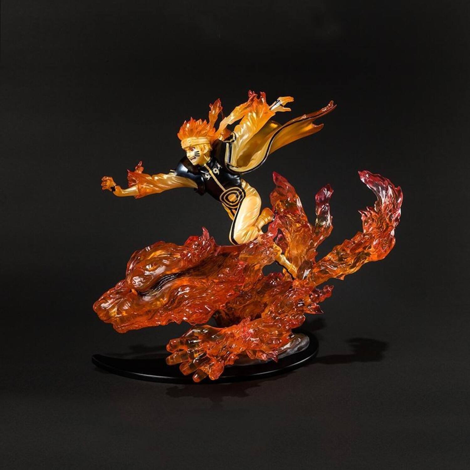Alt View 1. Bandai - Tamashii Nations - Naruto Shippuden - Naruto Uzumaki - Kurama - Kizuna Relation - Bandai - COLLECTIBLES - Multicolor.