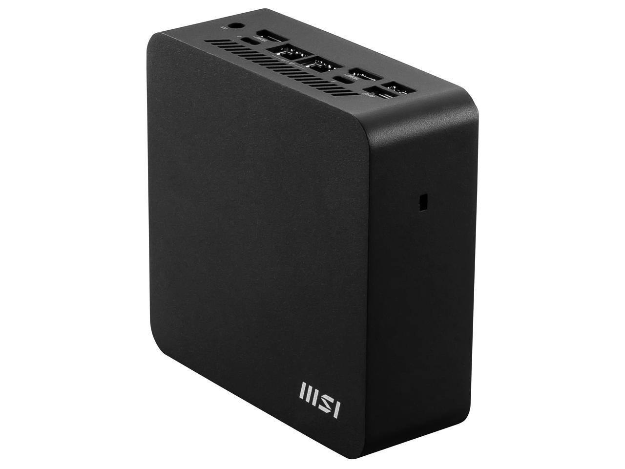 Alt View 9. MSI - MSI Cubi NUC 13MQG Mini Desktop - Intel Core i5-1345U - 16GB Memory - 1TB SSD - Thunderbolt 4 - Windows 11 Pro - Black - Black.