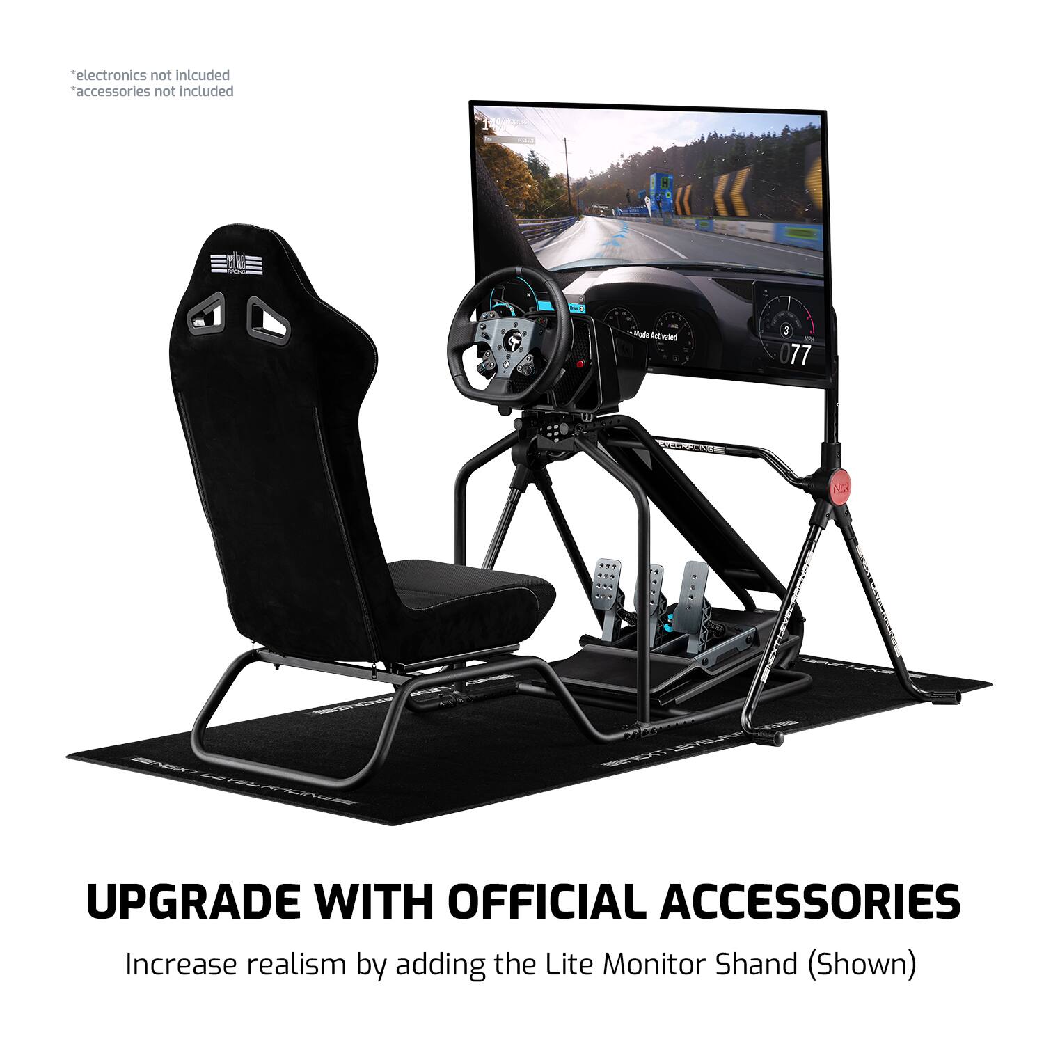*electronics not included  
*accessories not included

PLICA  
Made Activated  
77  
EVECRAASE  
ENEXT FBC RAGINGE  

UPGRADE WITH OFFICIAL ACCESSORIES  
Increase realism by adding the Lite Monitor Shand (Shown)