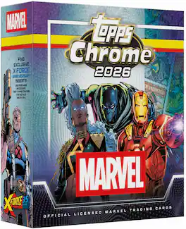 2026 Topps Chrome Marvel Comics Mega Box