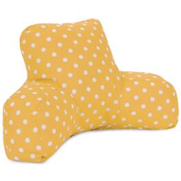 Majestic Home - Reading Pillow Ikat Dot Citrus - Yellow