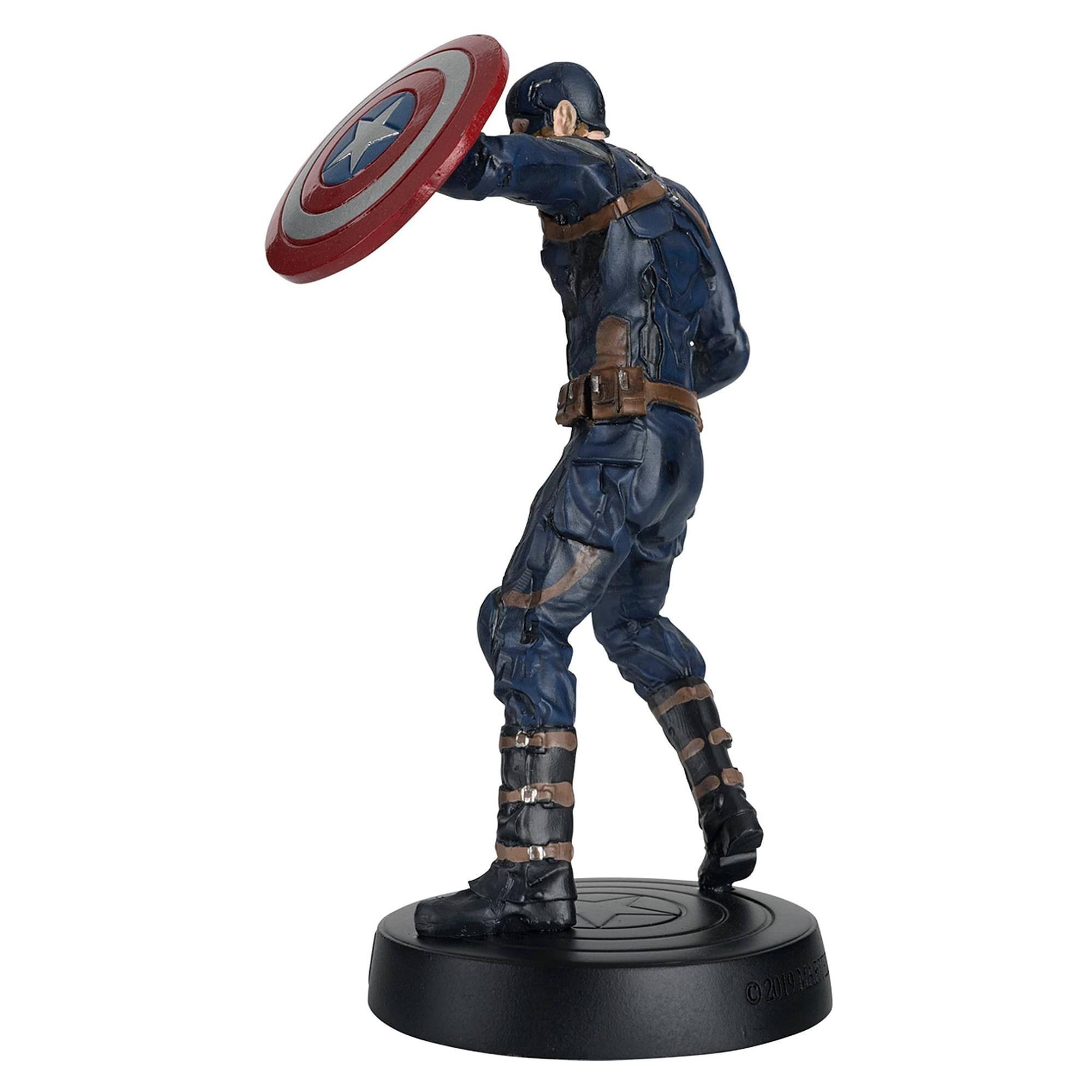 Alt View 2. Marvel - Eaglemoss Marvel Movie Collection 1:16 Figurine | Captain America - Black.
