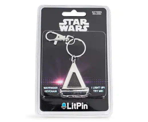 Batteries included Star Wars Wayfinder Keychain I light up! Try me! LitPin