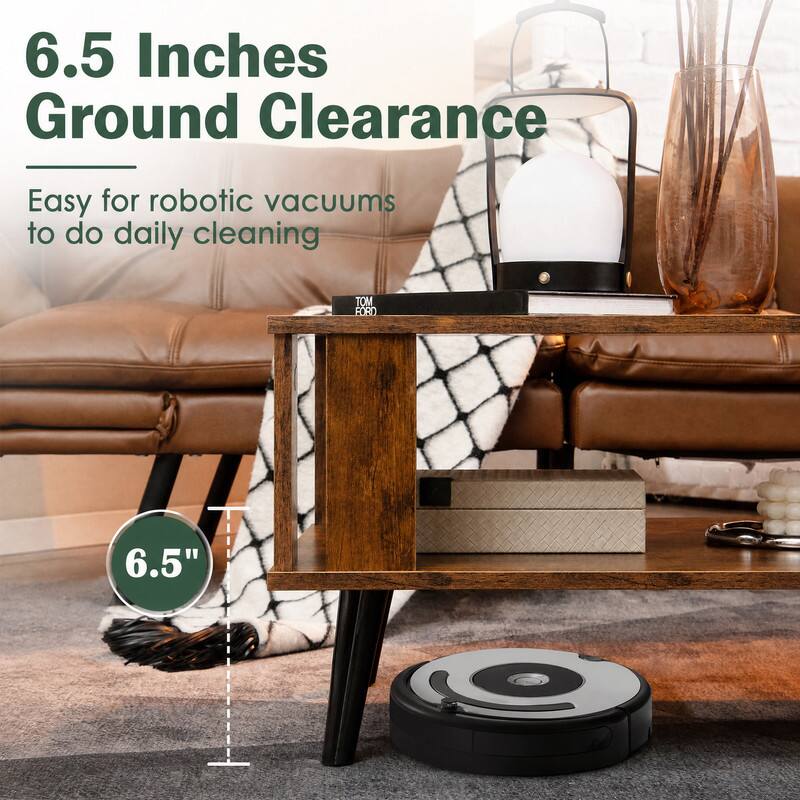 6.5 Inches Ground Clearance  
Easy for robotic vacuums to do daily cleaning  
TOM FORD  
6.5"