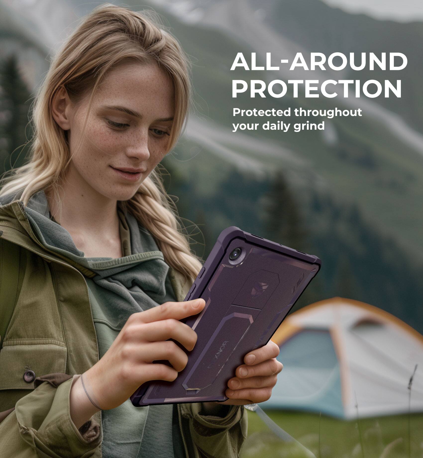 ALL-AROUND PROTECTION  
Protected throughout your daily grind
