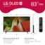 LG OLED AI OLED83B4PUA 83" Class (83.5" Diag) 72.9" 2.2" 1 2 I 4 1 1 1 - 1 . 41.8" 83.5 3   + en - LG 47.2" 11" Dimensions (Inches W x H X D) 72.9 x 41.8 x 2.2 (without stand) 72.9 x 43 x 11 (with stand) 47.2 x 11 (stand footprint) What's in the box Magic Remote Stand Remote Control Batteries Quick Start Guide Power Cable