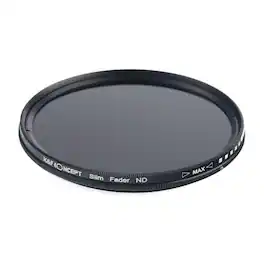 K&F Concept - Variable Fader ND2-ND400, 67 mm HD Filter Lens with Cleaning Cloth