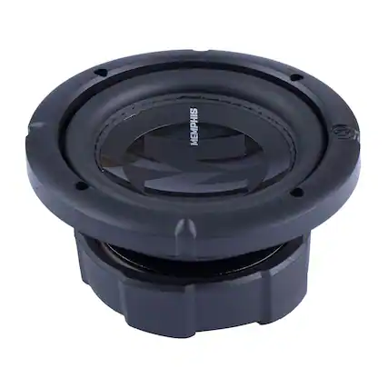 Front. Memphis Car Audio - Memphis Audio PRX624 Power Reference Series 6-1/2" Selectable 4 or 2 Ohm Component Subwoofer - Black/Gray.