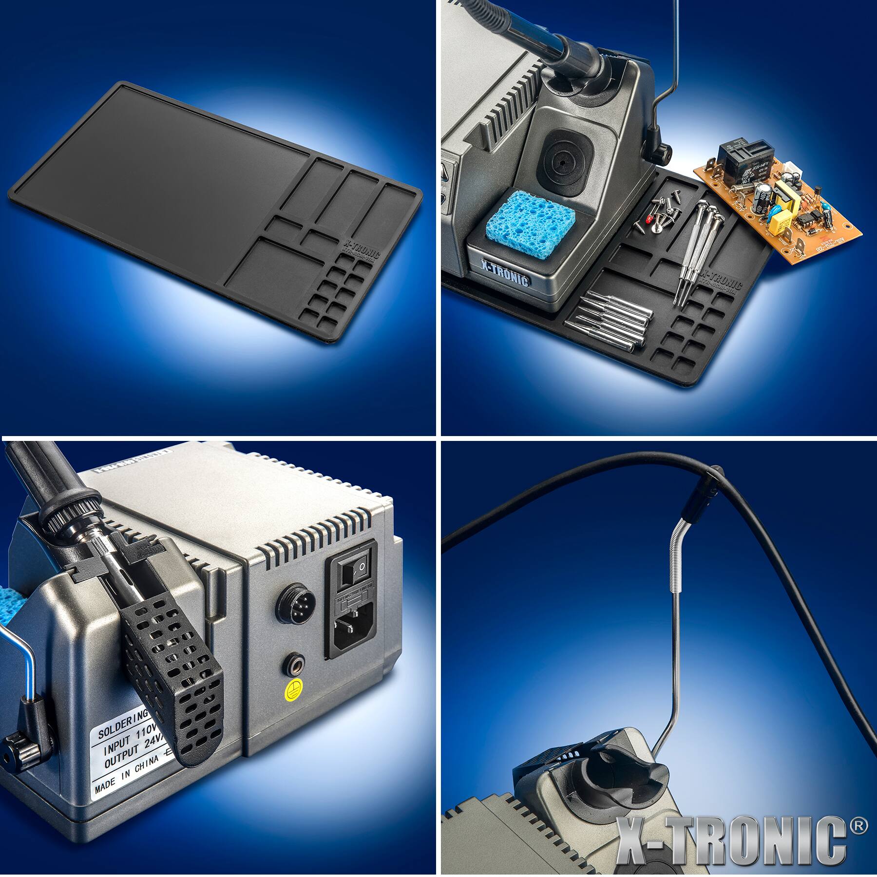 A-TRONIE  
X-TRONIC  
TRONIC  
2  
SOLDERING ING 110V 24V INPUT OUTPUT IN CHINA MADE  
X-TRONIC