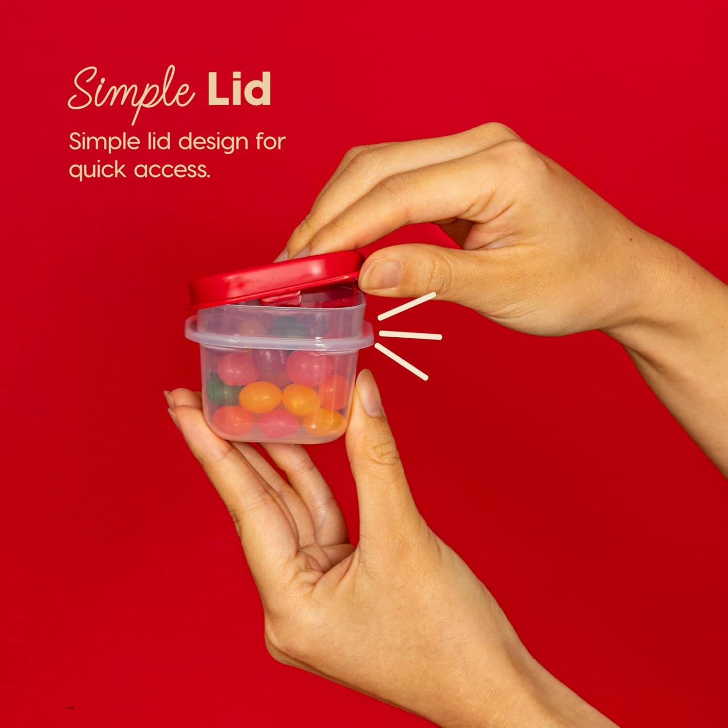Simple Lid  
Simple lid design for quick access.
