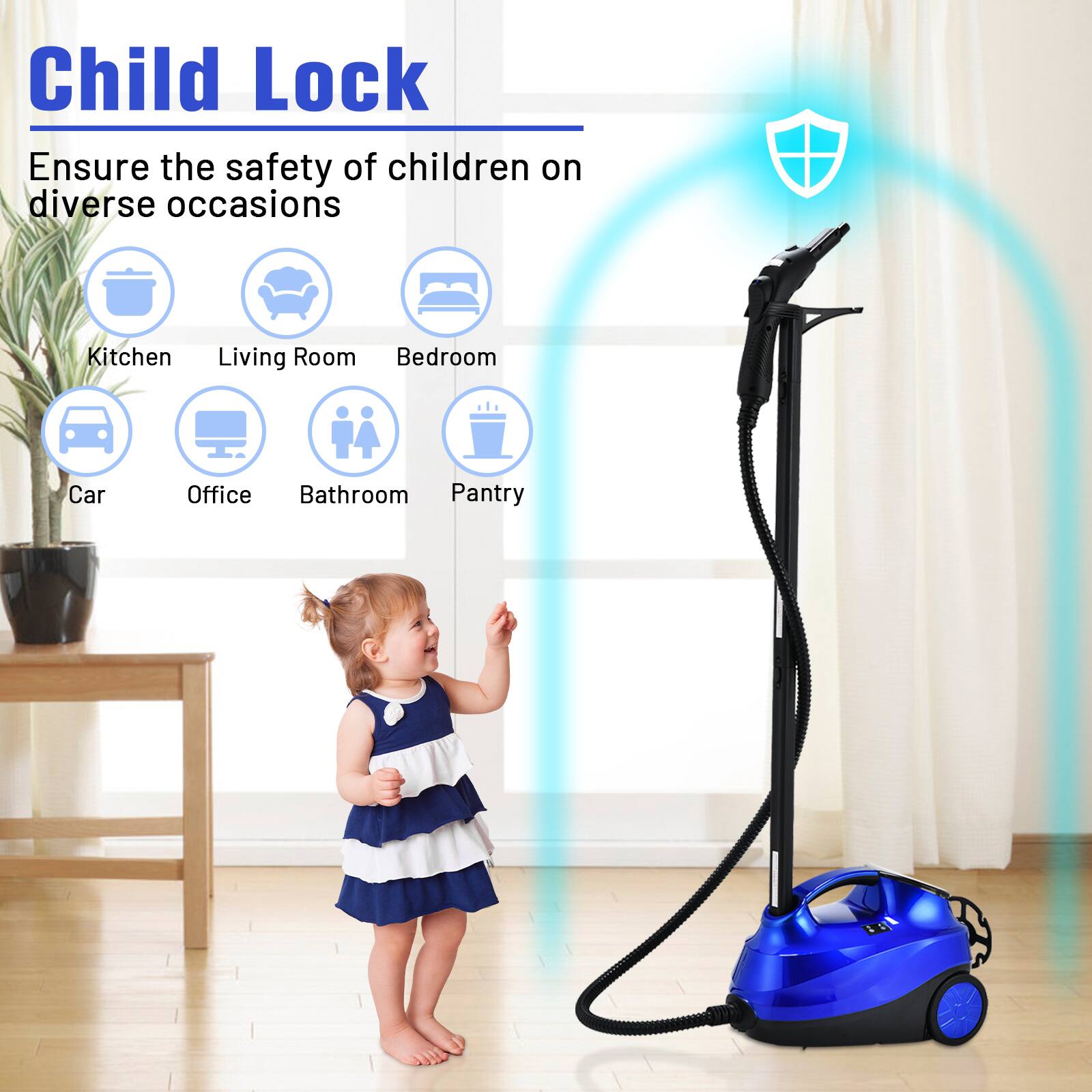 Child Lock
Ensure the safety of children on diverse occasions
Kitchen
Living Room
Bedroom
Car
Office
Bathroom
Pantry