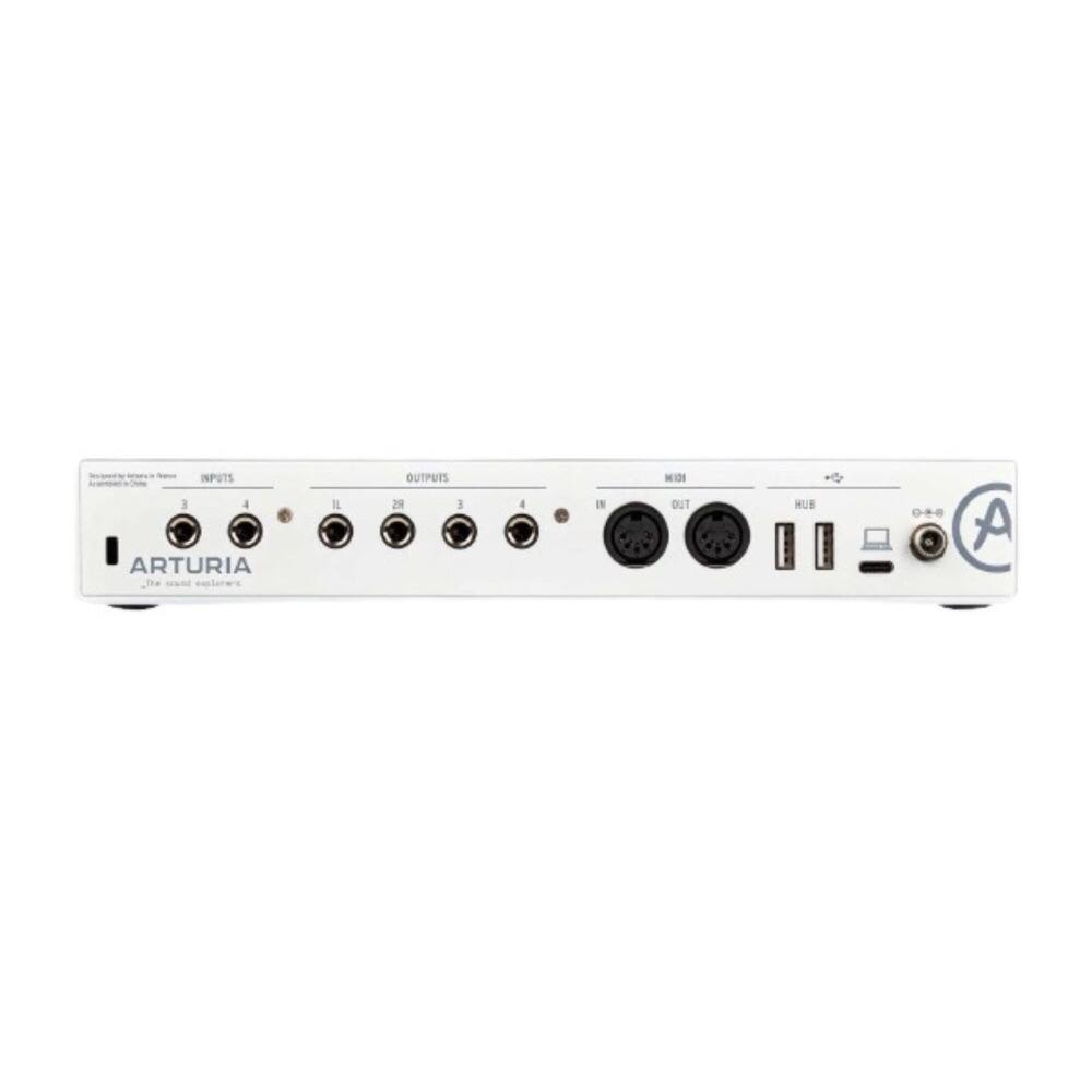 INPUTS 1 2 3 4  
ARTURIA  
The sound explorer  
OUTPUTS 1 2 3 4  
IN MIDI OUT  
HUB  
0+8