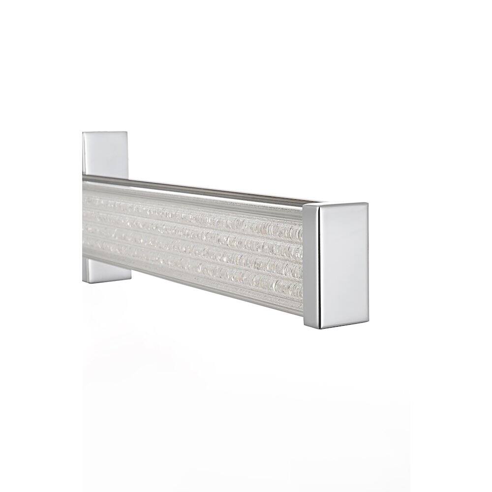 Alt View 2. Living District - Jaxx 31 Inch Led Wall Sconce In Chrome - Chrome.