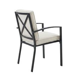 Crosley Furniture - Kaplan 2Pc Outdoor Dining Chair Set - 2 Chairs - Oatmeal