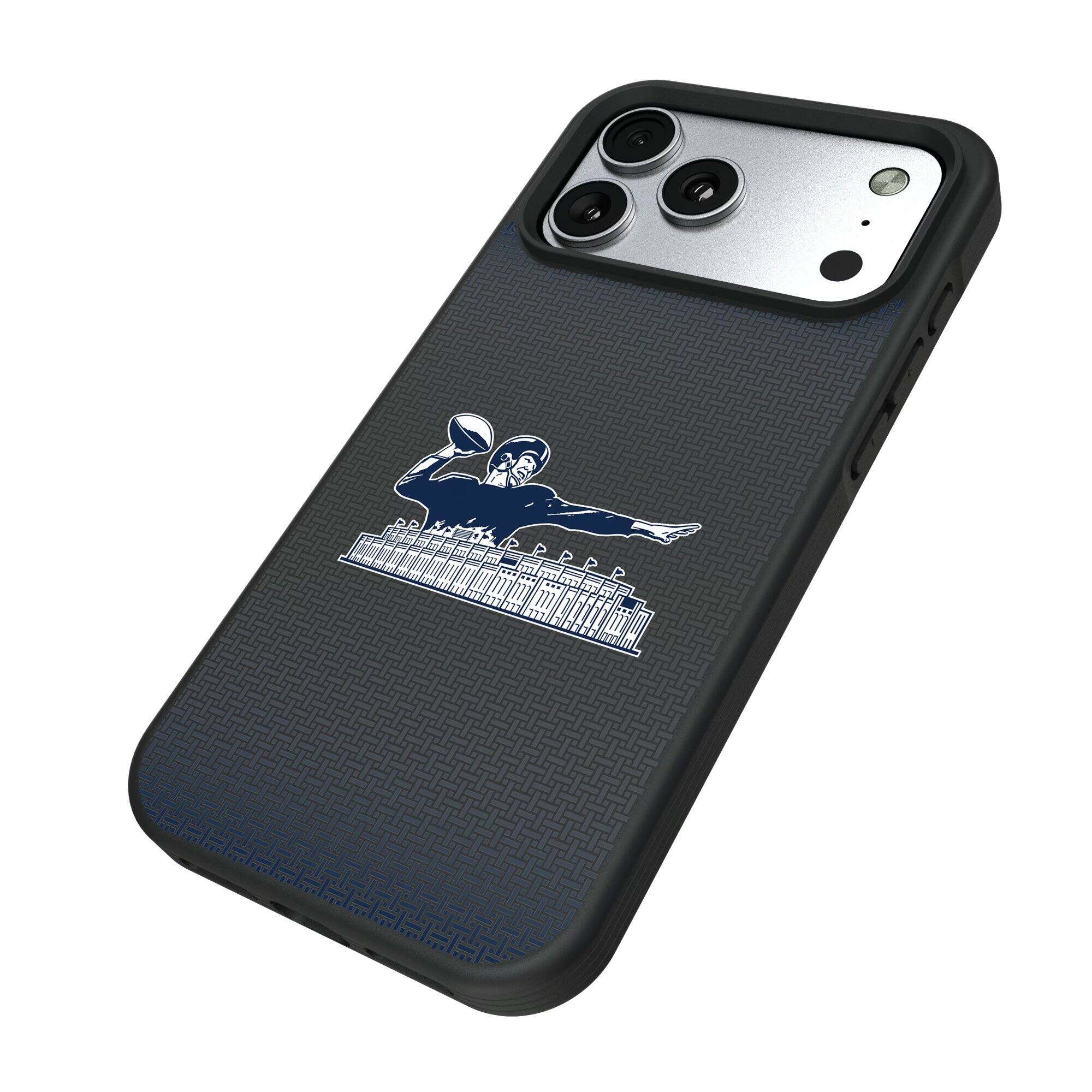 Alt View 1. Keyscaper - New York Giants Bump Case with 8.2ft Drop Protection - 15 Pro Max - Black.