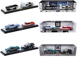 Auto Haulers Set of 3 Trucks Release 92 Limited Edition to 10000 pieces Worldwide 1/64 Diecast Model Cars by M2 Machines - Multicolor