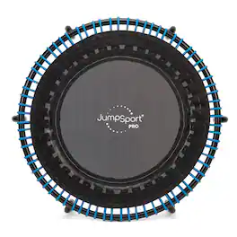 JumpSport - 350 PRO 39 Inch Fitness Trampoline with EnduroLast Elastic Cords - Blue
