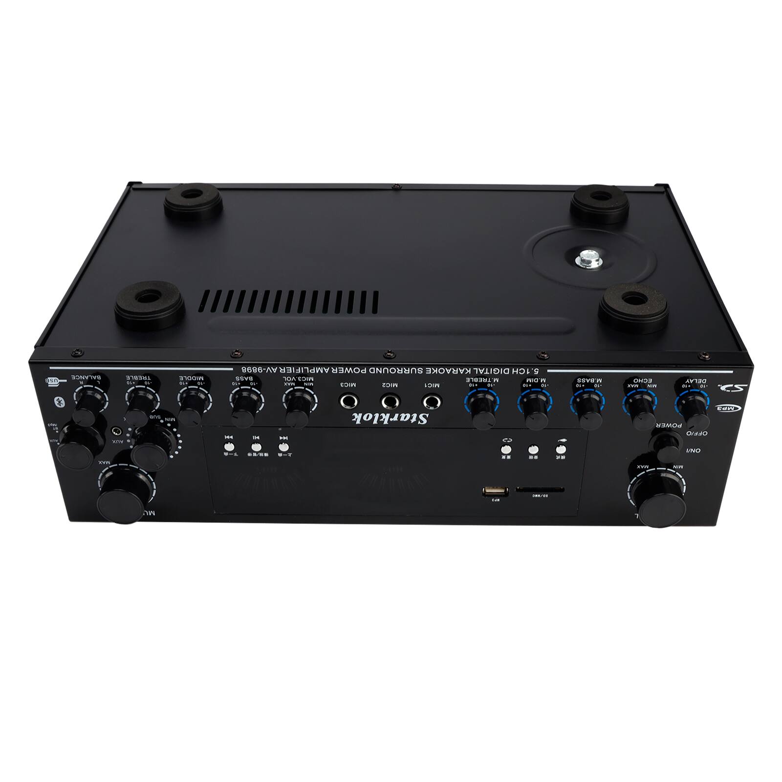 SYS 1 - 1000 - US-AV AMPLIFIER POWER SURROUND KARAOKE DIGITAL UICH SSVE NIA 1-30 TREBLE IMO n - - - CDIn wOs AON - - - BOVEW d - ECHO i - 0 - S - - - ars w - - - Starklok - - W OAO EN - - - I ML