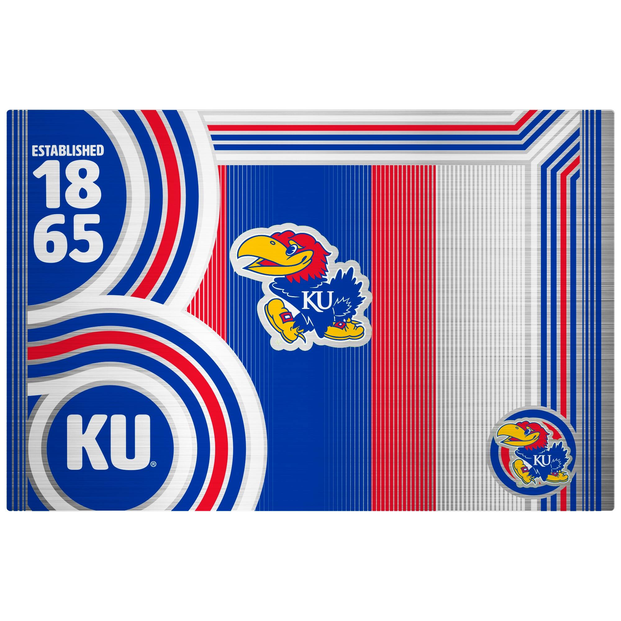 Alt View 1. Great American Products - Kansas Jayhawks 24oz. Cool Vibes Jr. Thirst Hydration Water Bottle - Multicolor.