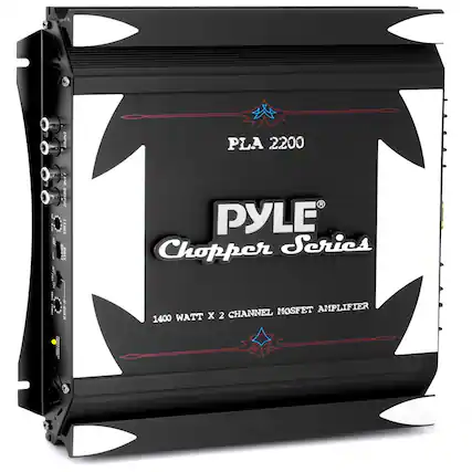 88 INPUT 2 LINE INAINO LEVEL T -D0R PLA 2200 PYLE Chopper Series MOSFET AMPLIFIER 1400 WATT X 2 CHANNEL