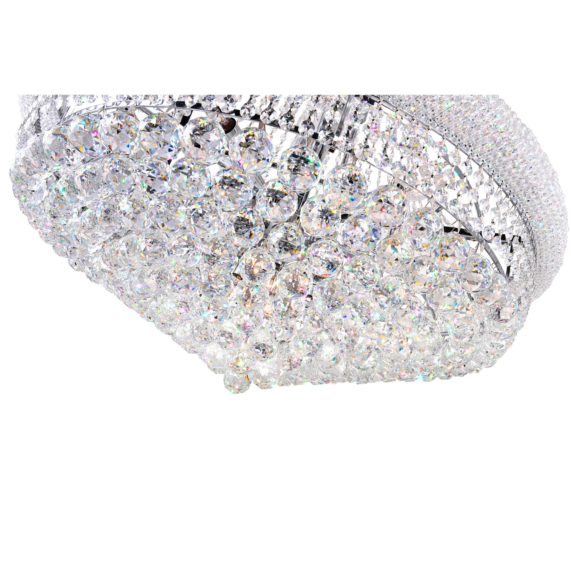 Alt View 1. CWI Lighting - Empire 19 Light Down Chandelier With Chrome Finish - Chrome.