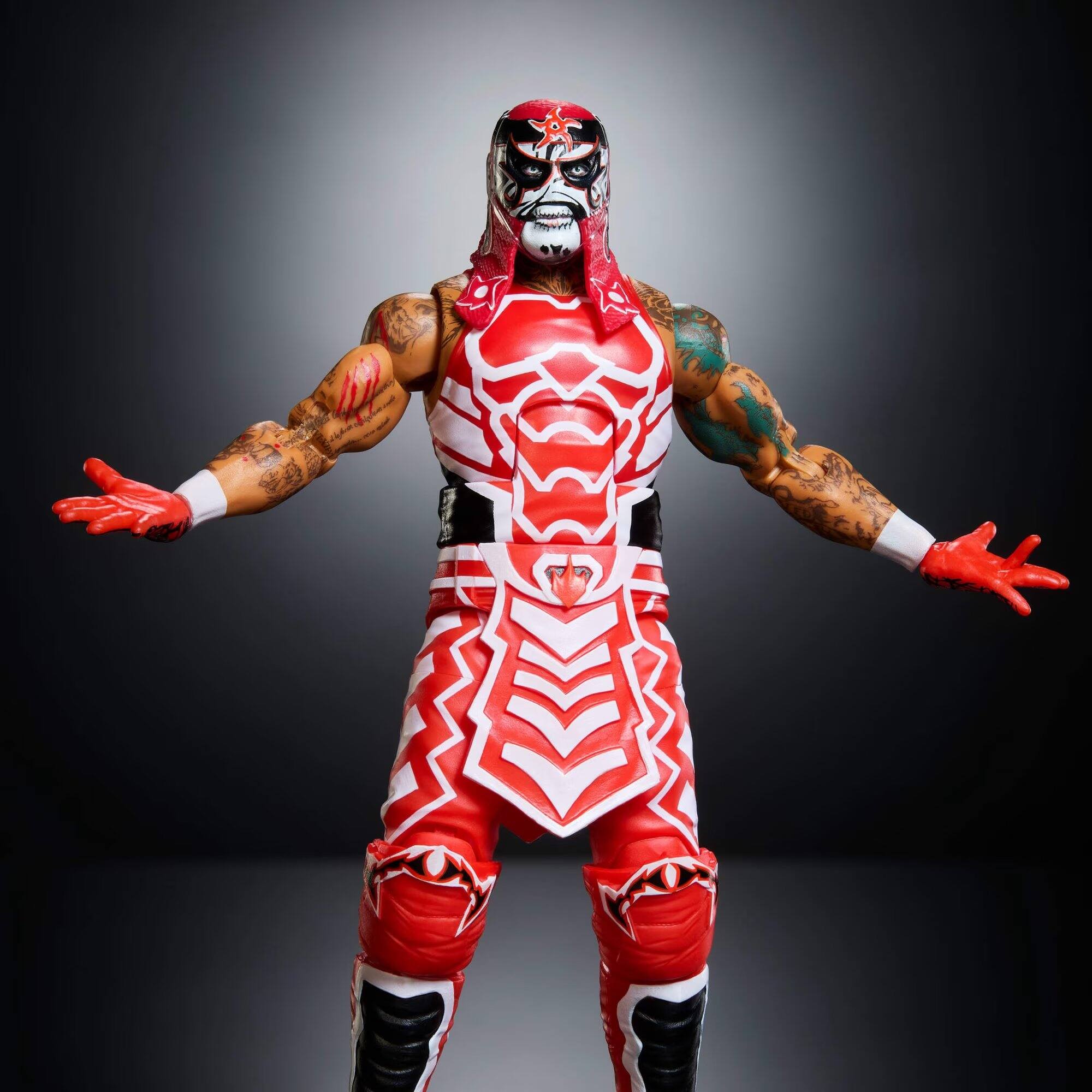 Alt View 1. Mattel - WWE Elite Penta Action Figure, Series #126, 6-inch Collectible with Accessories - Red.